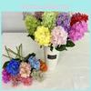 Flower Hydrangea Lifelike Soft For Event Styling Home Arrangement Decor
