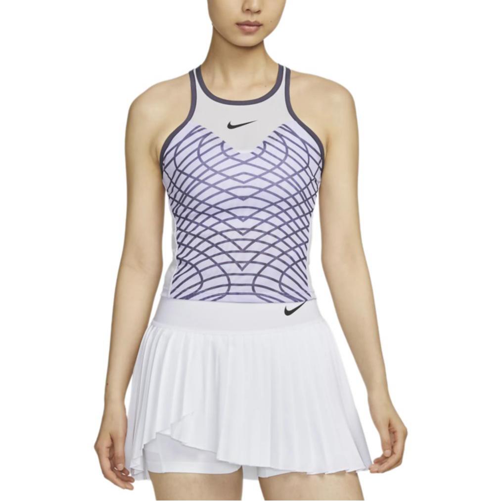 Nike Женский топ-майка CourtSLAM DRI FIT Цвет: Пурпурный Кислородный DR9755-536