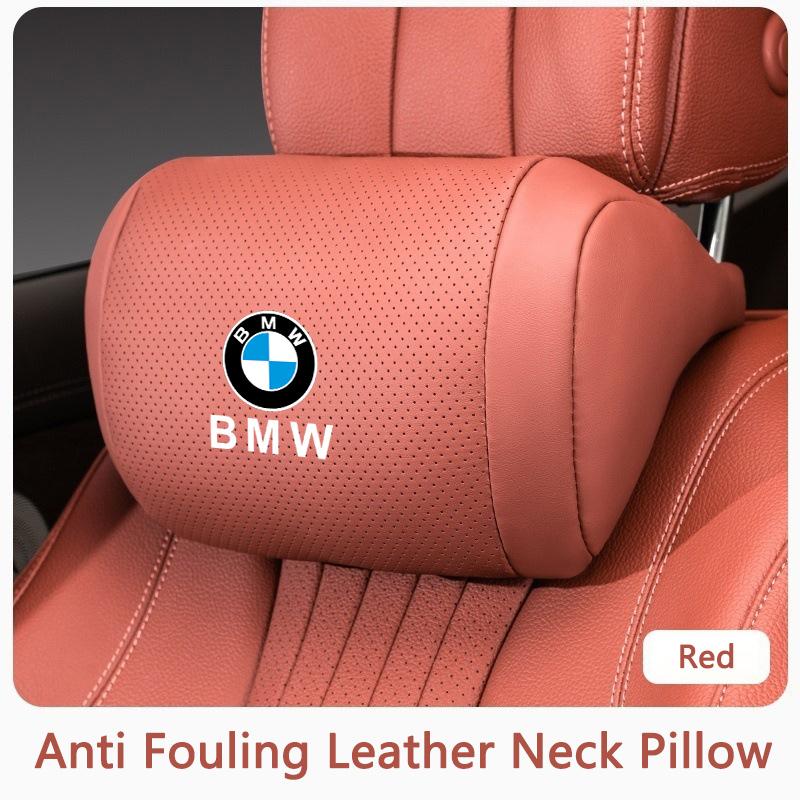 SQLI6 Car Seat Headrest Memory Cotton Neck Pillow Stickers Accessories For BMW X5 X6 F30 F34 F10 F20 G20 G30 F15 F16 1 3 5 7 Series