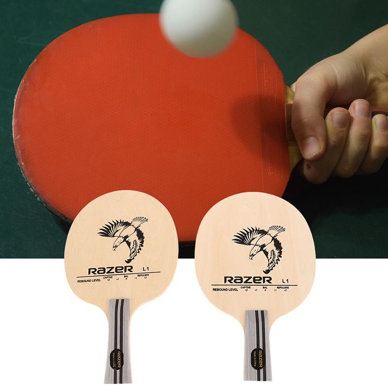 1Pc For L1 Table Tennis Blade Racket (5 Ply Wood ) Ping Pong Bat Paddle For Training Competition Table Tennis Carbon Plate Blade
