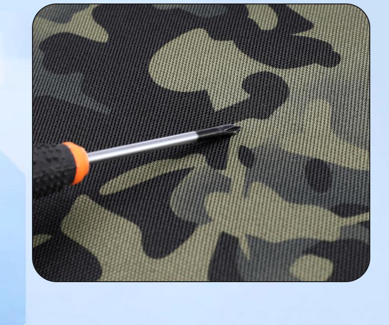 Camouflage Fishing Waist/Shoulder Bag with Rod Holder and Tackle Box