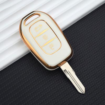 Чехол для ключей из ТПУ с 3 кнопками для Dacia Sandero Stepway Logan Duster для Renault Duster Dokker Logan Stepway Clio 5 SS2 Renault TWingo, чехол