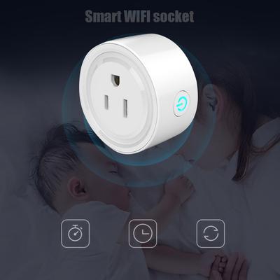 Умная WiFi розетка вилка США/ЕС контроль времени термостойкость удаленная розетка-таймер адаптер питания управление через приложение