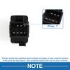 Power Window Switch No.25828894 Window Control Switch for Chevrolet Impala Limited 2014-2016 Black
