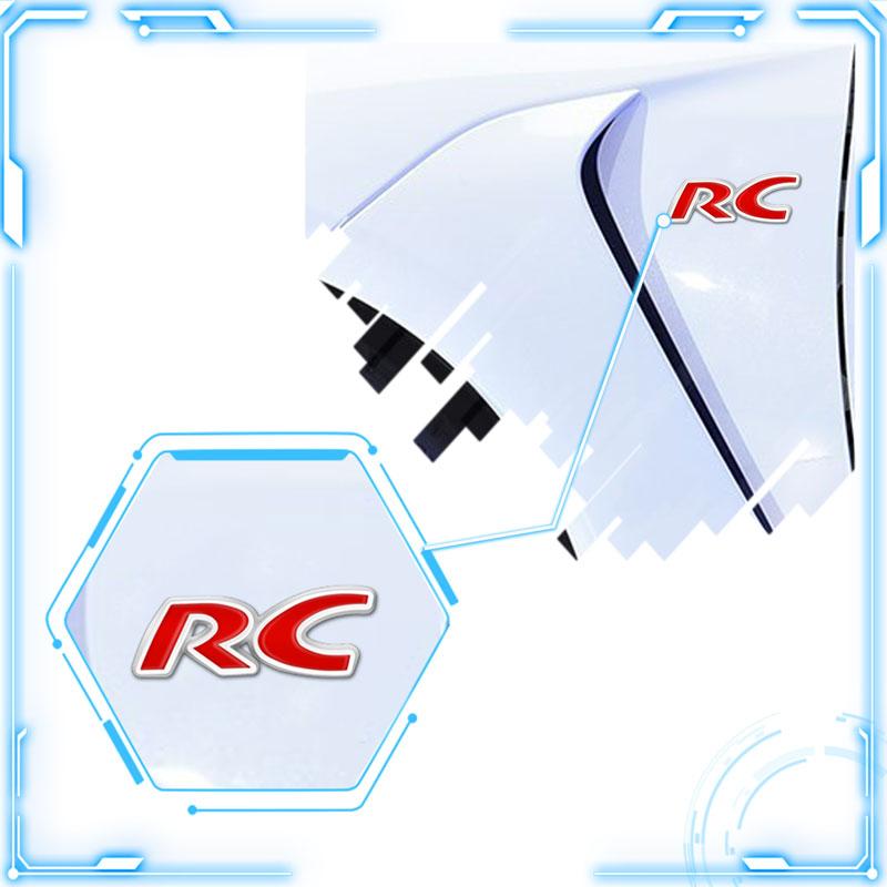 Наклейка на автомобиль Стайлинг RC Эмблема Багажник Наклейка Задняя для RC SPORT GT 106 205 206 207 208 301 306 307 308S 406 407 408 508 806