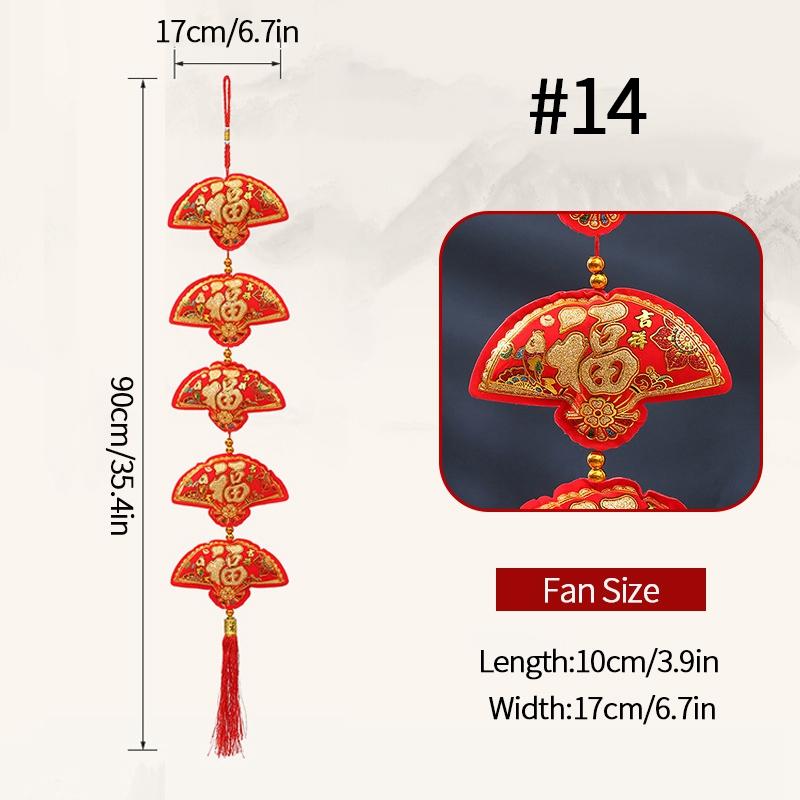 2025 New Year Hanging Ornament Spring Festival Decorations Door Window Wall Year of the Snake Lucky Hanging Ornaments Home Decor