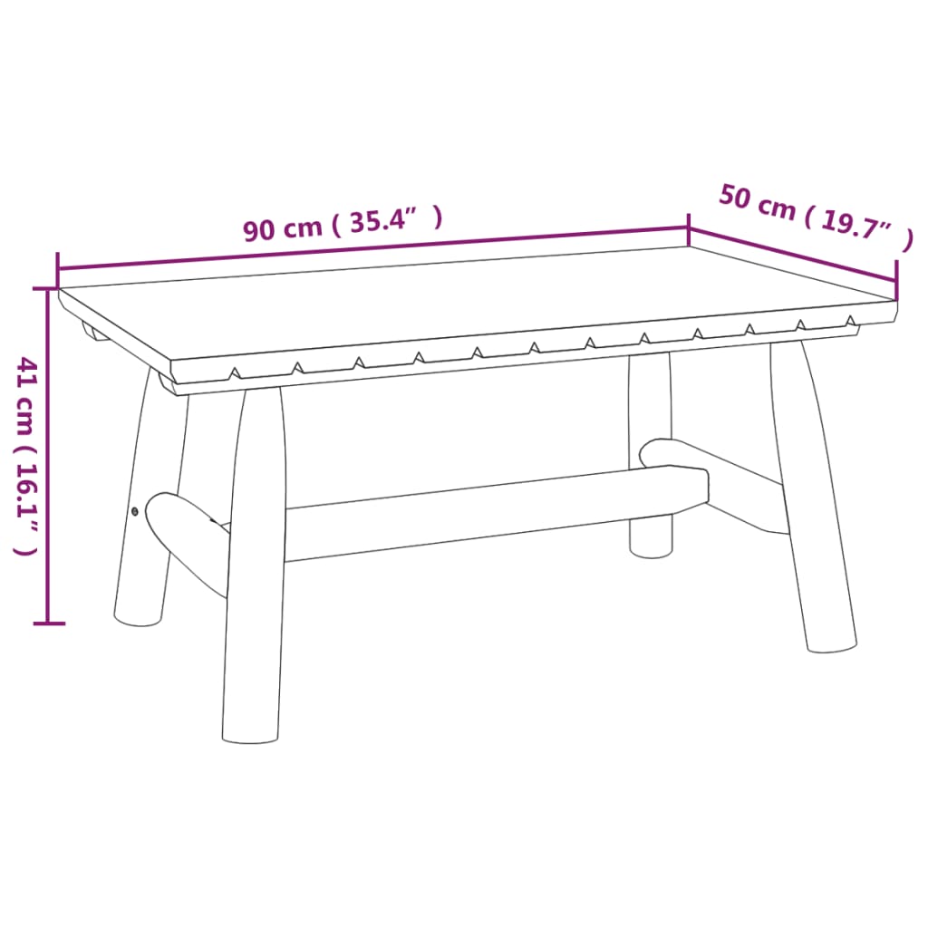 3 Piece Garden Lounge Set Solid Pine Wood