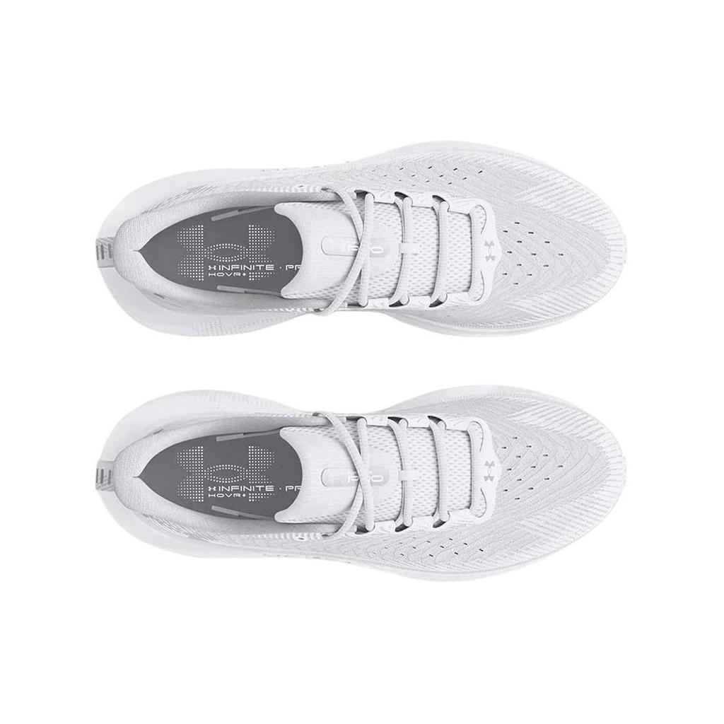 Under Armour HOVR Infinite Pro White Halo Grey Women Sneakers Distant-Grey 3027200-100