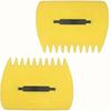 1-Set Large Green Garden & Yard Leaf Scoops - Durable Plastic Hand Rakes with Zippered Bag for Efficient Leaf Collection, Perfec