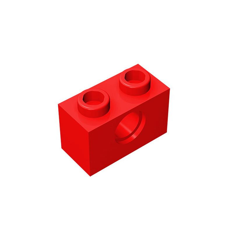50pcs 3700 Brick 1 x 2 with Hole Bricks Collections Bulk Modular GBC Toys For Technical MOC DIY Building Blocks Compatible