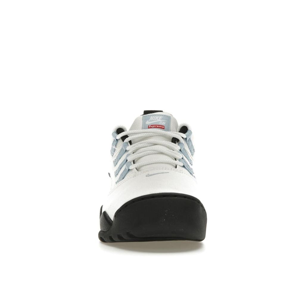 Кроссовки Supreme x Nike Darwin Low SB Sail Унисекс Кремовый Бордер-Синий Черный FQ3000-100