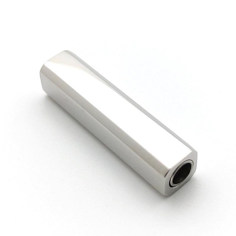 Браслет из кожи с магнитной застежкой из нержавеющей стали - Стильный титановый шнурок, ювелирный аксессуар