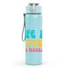 1PC Life Is Better With Marriage Print 750ml Color Plastic Sports Water Bottle Leakproof Flip Straw Lid Suitable for Sports Office Home Use