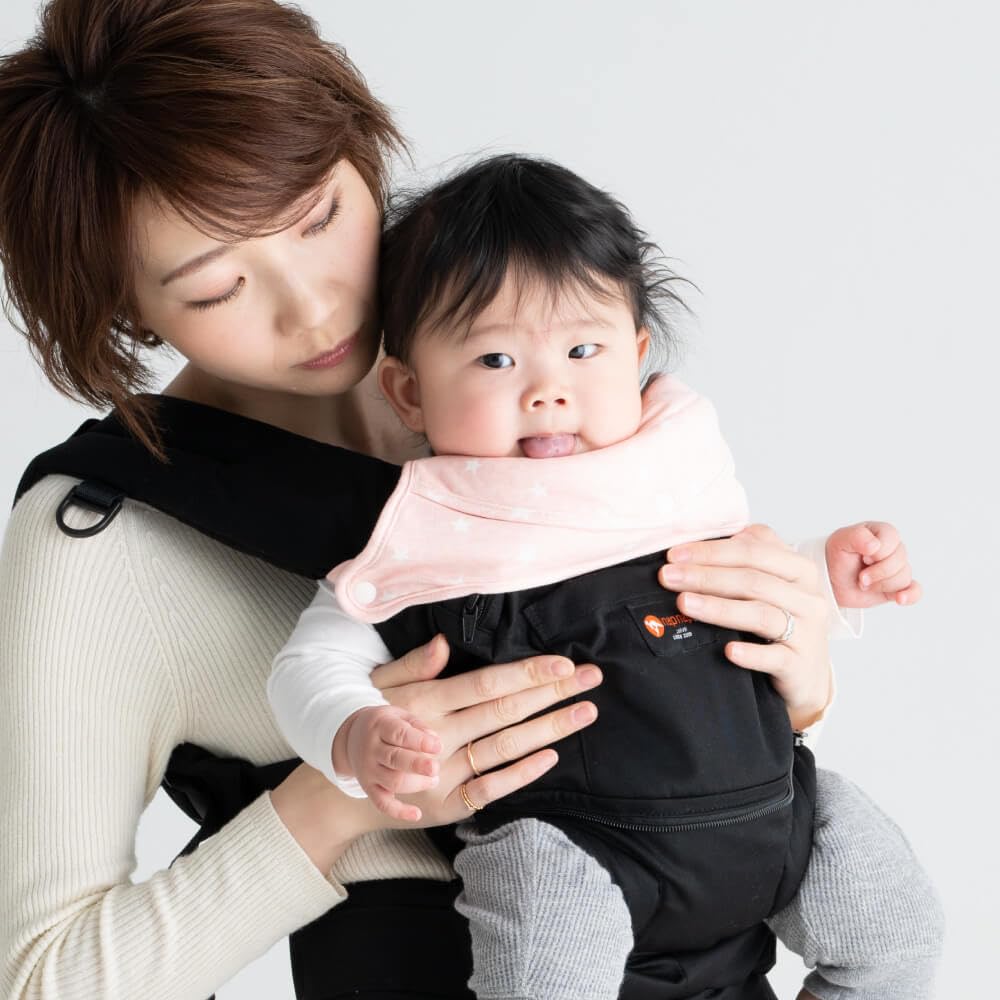 Baby Drool Drool One Size Fits Neck Newborn Free Bib [Nap Nap] Carrier, Cover, Cover, All, 100% Cotton, Cover, Neck, Washable, Drool, Fit! (Blue)