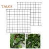 Решетчатая сетка Scrog Net с 4 крючками Простая установка Огуречная садоводство Садоводство Сверхмощная сетка для растений