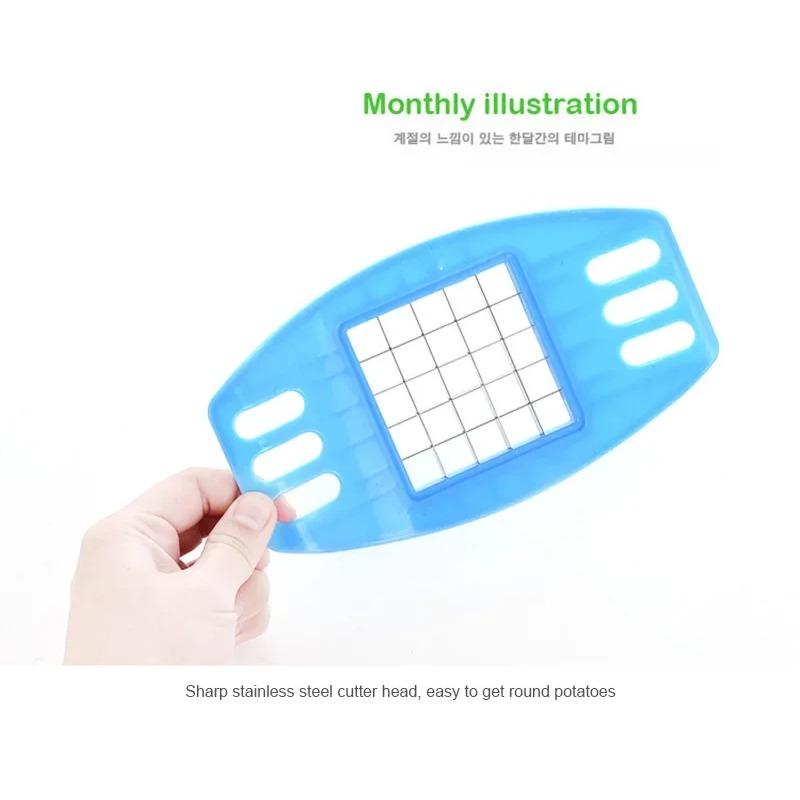 Бытовая картофелерезка, Многофункциональная овощерезка, Фрукто-овощерезка, Картофелерезка для фри, Безопасный кухонный инструмент