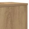 Plant Stand Set of 2 Artisan Oak Finish 17 x 17 x 60 cm Engineered Wood