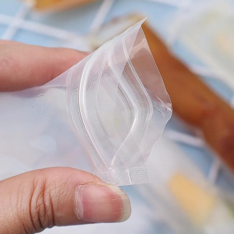 100pcs Summer Disposable Ice Popsicle Bags for DIY Ice Cream Pops Fruit Juice Smoothies Yogurt Mold Bag with Zipper Seal Packaging Bags