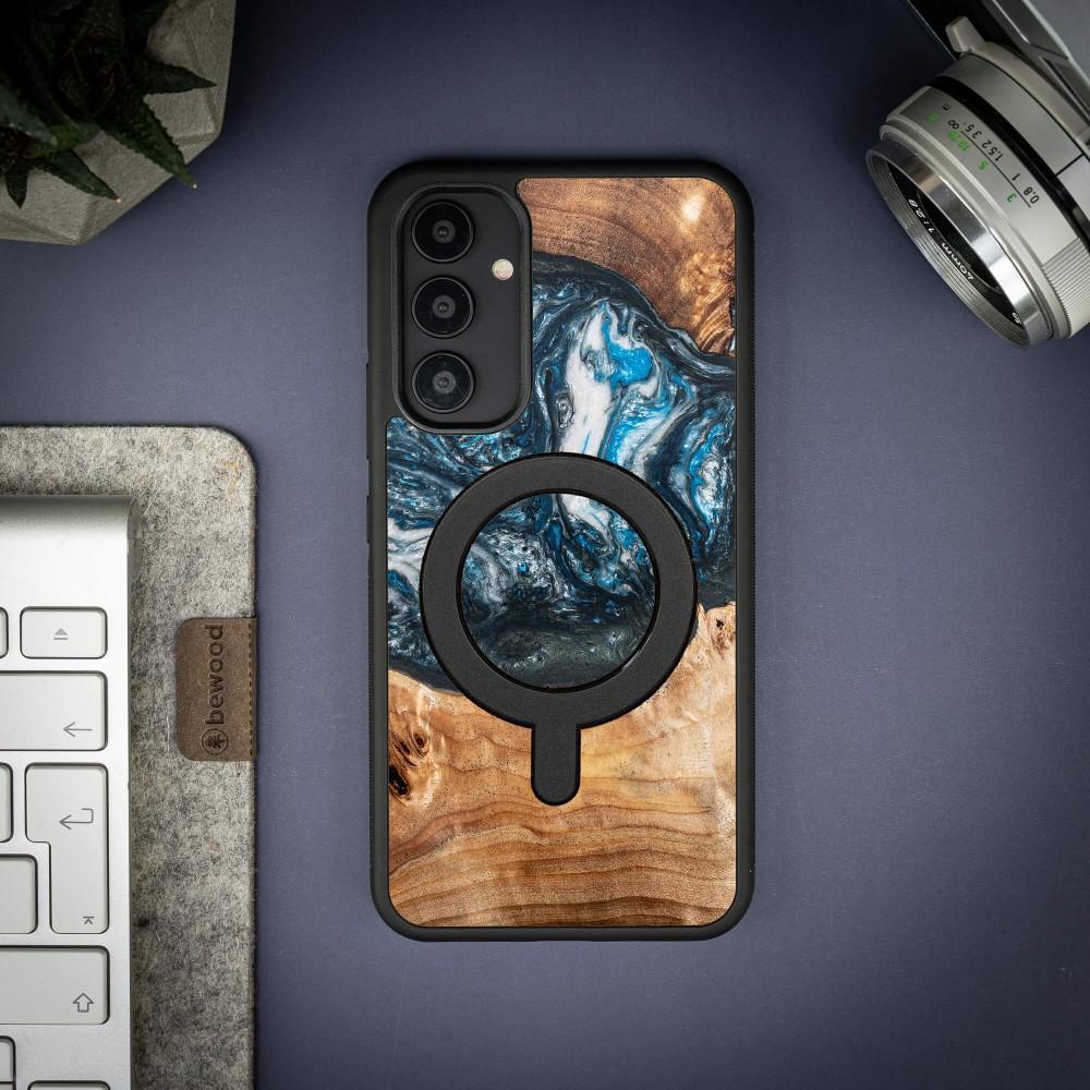 Bewood Unique Case for Samsung Galaxy A54 5G - Planets - Earth with MagSafe