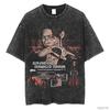 1990S Resident Evil Biohazard Leon Kennedy Oversized T shirt 100 Cotton Vintage Washed Tshirt for men women