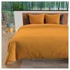 Parure Housse De Couette - Intemporel - Moutarde - 240x260 Cm - 2 Taies - Microfibre 100% Polyester