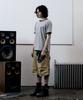 The Vinyl House Three-Quarter Dart Pants Beige