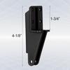 2pcs Adjustable Screen Door Closer Bracket Replacement Parts Door Post Jamb Bracket  Bedroom