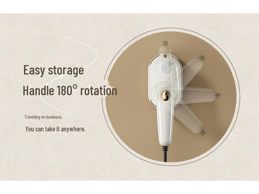 Portable Handheld Iron: Mini Travel Wet/Dry Ironing Machine