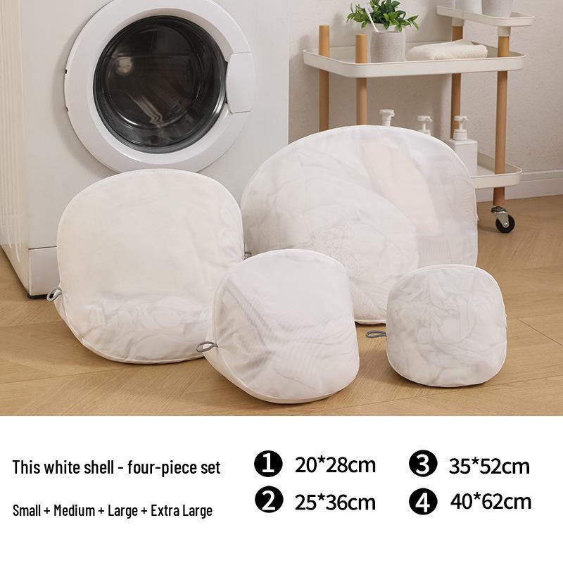 Экологичный мешок для стирки: Утолщенная мелкая сетка, без флуоресцентных веществ, защитный мешок для стирки и ухода за нижним бельем и бюстгальтерами из Японии и Кореи.