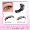 L Curl Glue Free False Eyelashes DIY Faux Mink Lashes Magnetic Suction False Eyelashes  Women