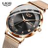 Fashion Luxury Quartz Men's Watch Casual Mesh Strap Date Week Ultra-thin Men's Clock