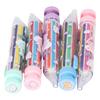 5 Pcs 8 Color Press Crayons Safe Bright Colors Simple Operation Refill Replaceable Colored Crayons for Children