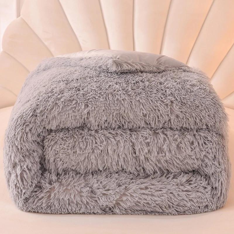 Luxury Plush Mink Fleece Flannel Blanket Autumn Winter Warm Cozy Throw Blanket for Lunch Break Air Conditioning Nap Decor