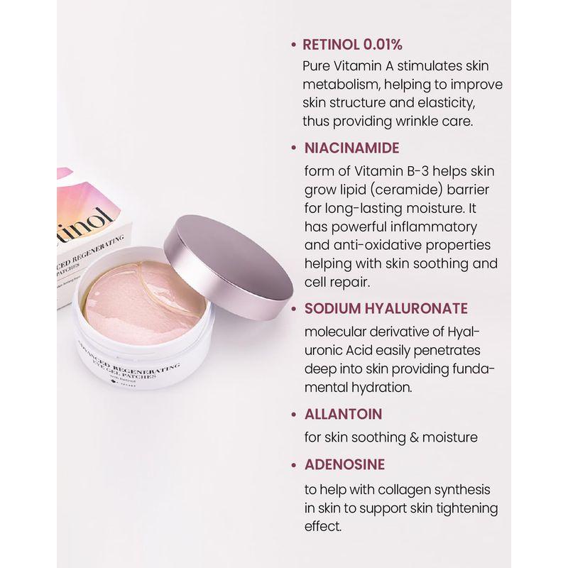 KSECRET Ретинол Усовершенствованные Регенерирующие Патчи для Глаз