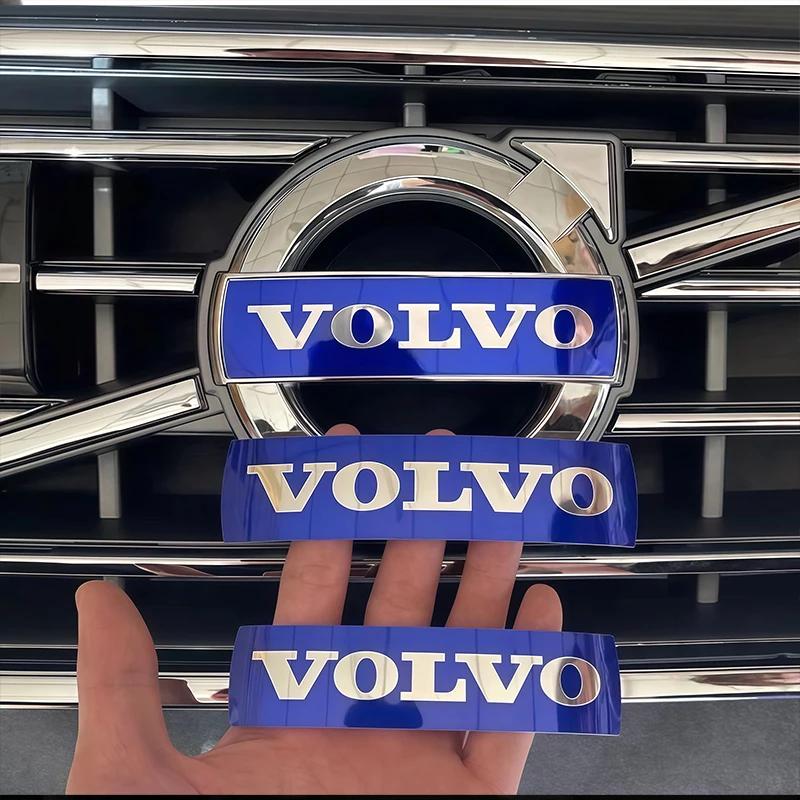 Для VOLVO XC60 S60 XC70 XC90 S40 S80 V60 Эмблема решетки радиатора спереди Значок на заднюю дверь Наклейка на руль Аксессуары