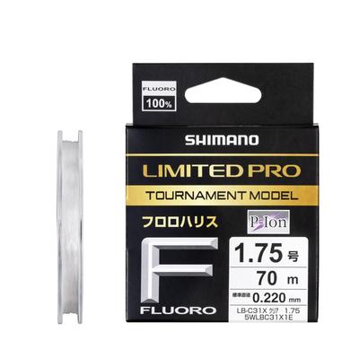 SHIMANO Ограниченная Профессиональная Турнирная Модель Флюорокарбоновая Прозрачная Леска, LB-C31X, 70 м, 1,75 №