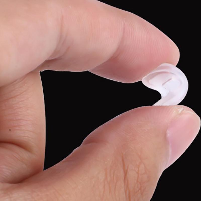 2 Pairs Embedding Anti-Slip Silicone Nose Pads for Eyeglasses Glasses Spectacles