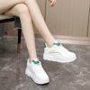 Женская обувь 2025 года, новые женские повседневные кроссовки на платформе, модные универсальные белые туфли на шнуровке, туфли на плоской подошве, Zapatillas De Mujer