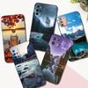 Black Tpu Case For Motorola Edge 20 Lite Pro 2021 S Moto E20 E30 E40 E7 4G G 5G Plus Mountain Natural Scenery