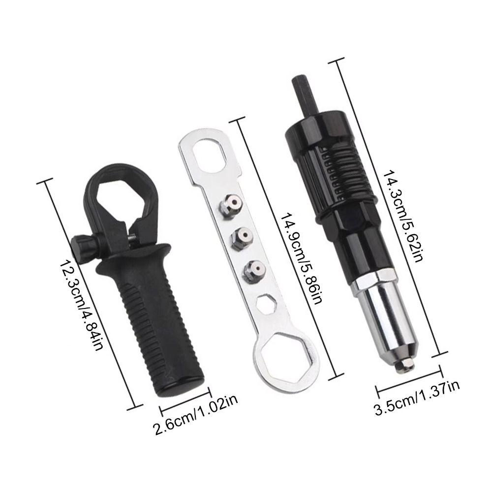 2.4-4.8 MM Electric Rivet Tool Quick Connect Blind Rivet Tool Riveting Nut Machine DIY Projects