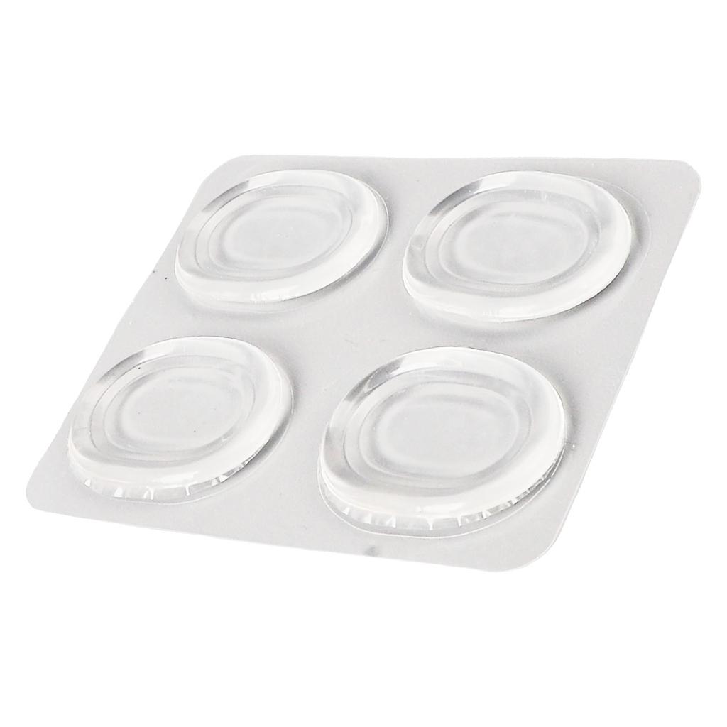 4 шт. силиконовые прозрачные мягкие самоклеящиеся накладки на барабанные глушители