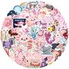 50Pcs Axolotl Graffiti Stickers Cute Animal Cartoon Decal Kids Toy Suitcase Scrapbook Diary Phone Laptop Sticker Pack