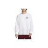 Sb Printed Pattern Crew Neck Casual Long Sleeve T-Shirt Men T-Shirts White FQ3714-100