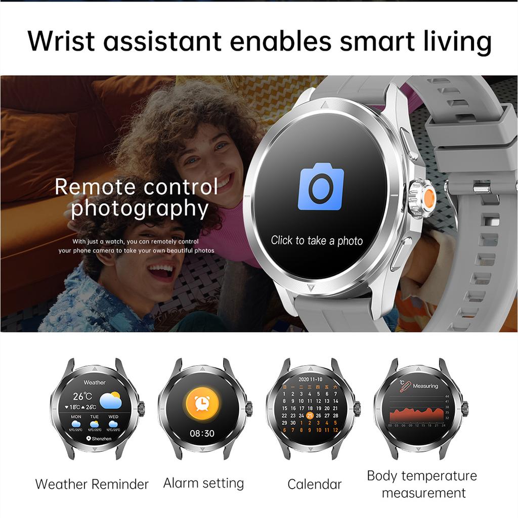 2025 Новые часы S4 Ultra Sports для мужчин, высотомер, GPS, трек, компас, NFC HD, BT, умные часы для Android IOS XIAOMI