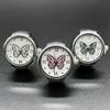 Women Dial Quartz Analog Finger Ring Watch for Butterfly Elastic Gift for Creati
