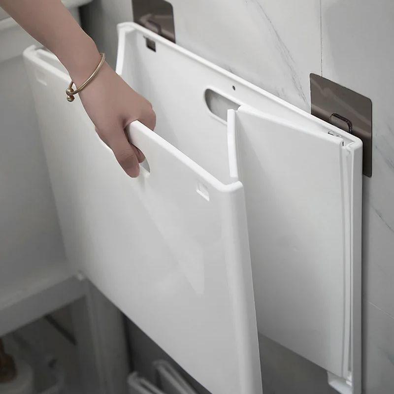 Настенная корзина для грязного белья, переносная пластиковая домашняя складная корзина для белья, корзина для хранения игрушек, для хранения в ванной