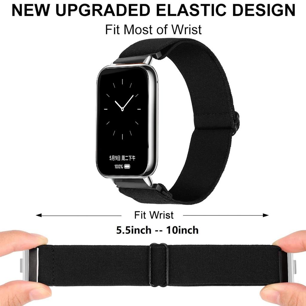 Нейлоновый ремешок для Xiaomi Mi Band 8 Pro/9 Pro Спортивный эластичный сменный браслет Браслет на запястье Correa для Redmi Watch 4 Аксессуары