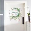 Добро пожаловать домой Свежие зеленые декоративные наклейки на стену вокруг двери спальни виниловые наклейки