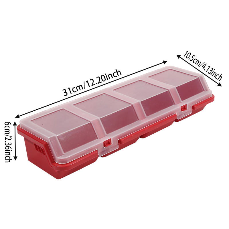 Сверхпрочный пластиковый органайзер для деталей, многосекционный ящик для хранения винтов, ящик для наведения порядка для ювелирных изделий, фурнитуры, электроники, мелких компонентов