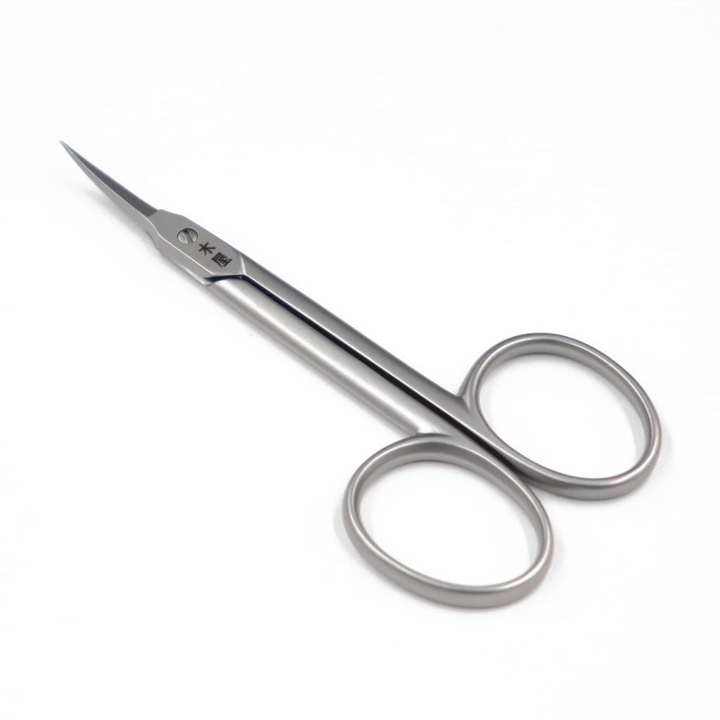 Kiya SAM Cuticle Curved Stainless Steel Scissors, Tip,